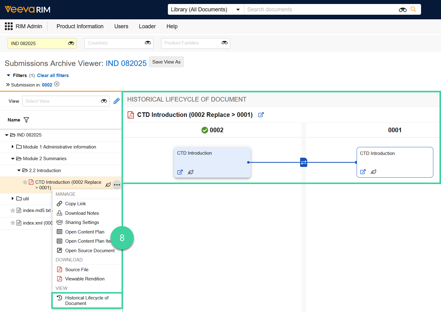 Screenshot of step 8