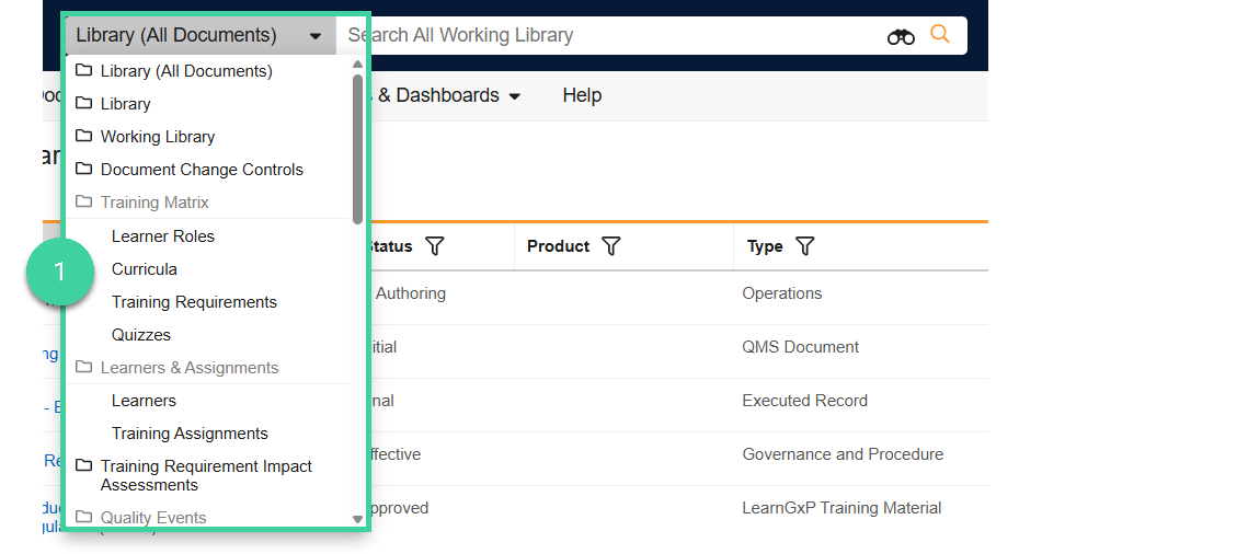 Screenshot of step 1