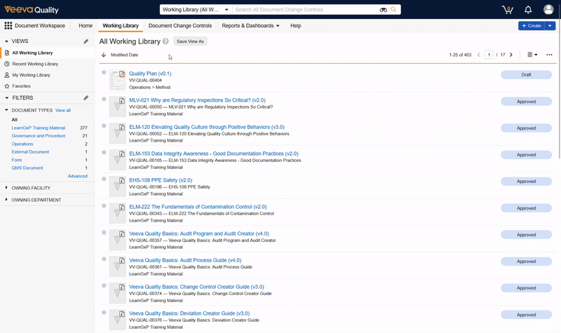 Gif of adding a filter